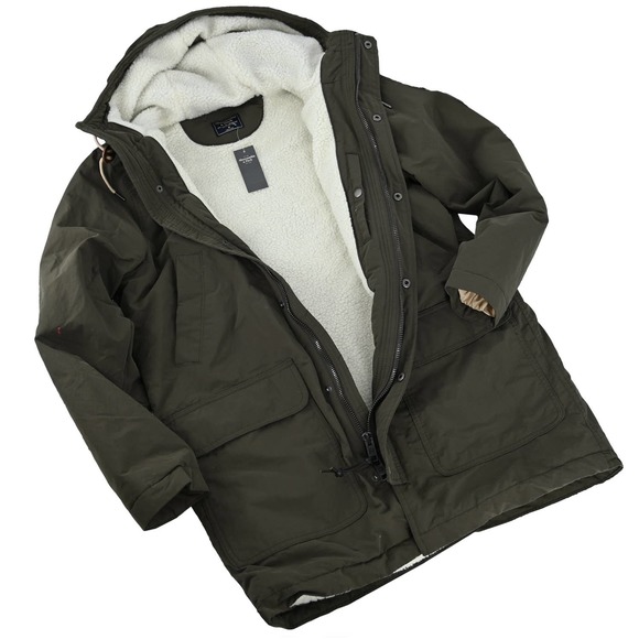 Abercrombie & Fitch Other - Abercrombie & Fitch Men's Sherpa Lined Military Parka size: MEDIUM
